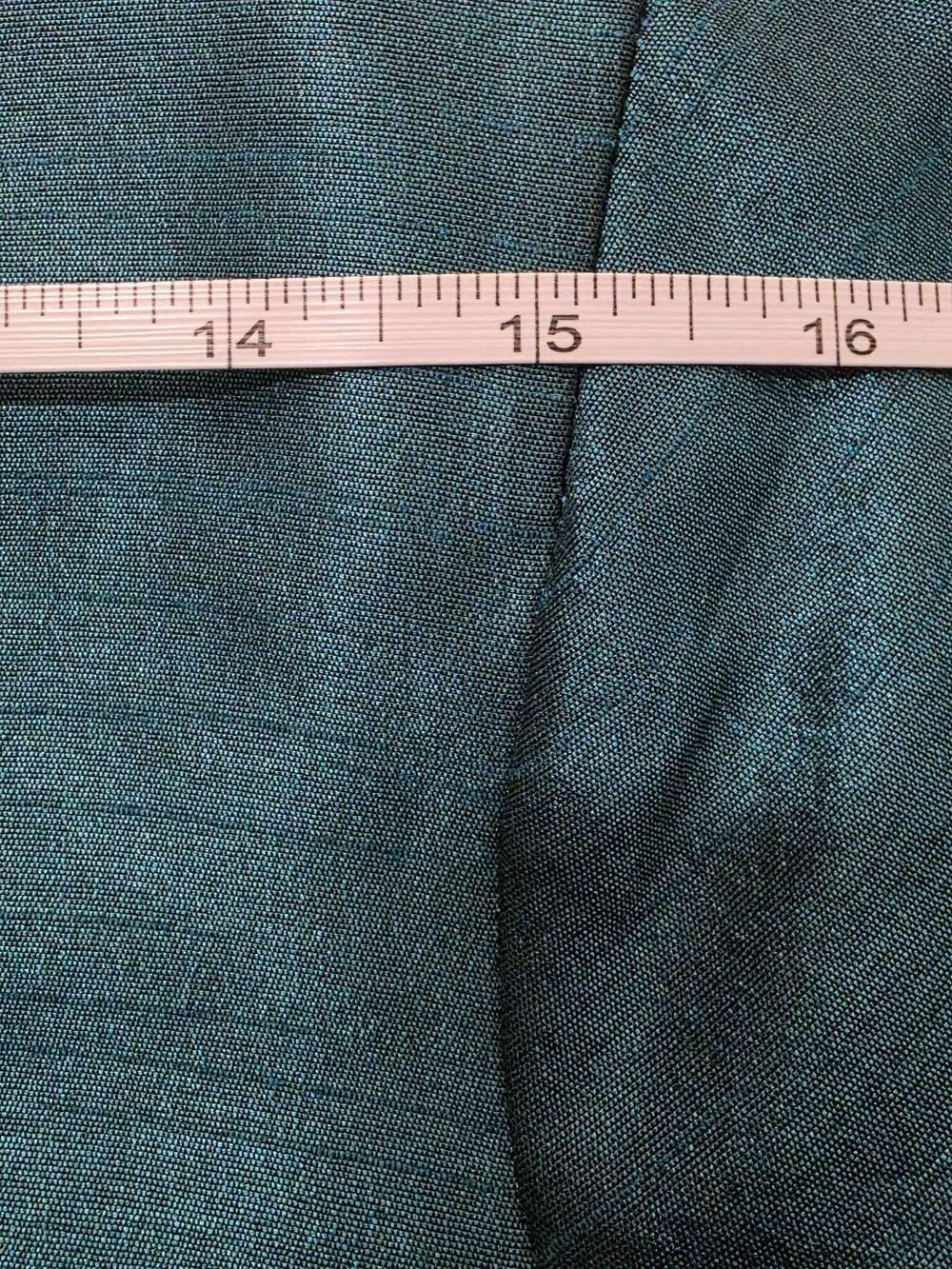 Chico's Teal Embellished Satin-Blend Jacket - Picture 10 of 12